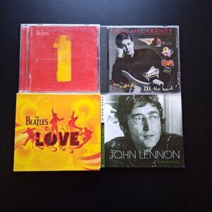 Beatles / John Lennon / Paul McCartney CD Bundle (4 CDs)